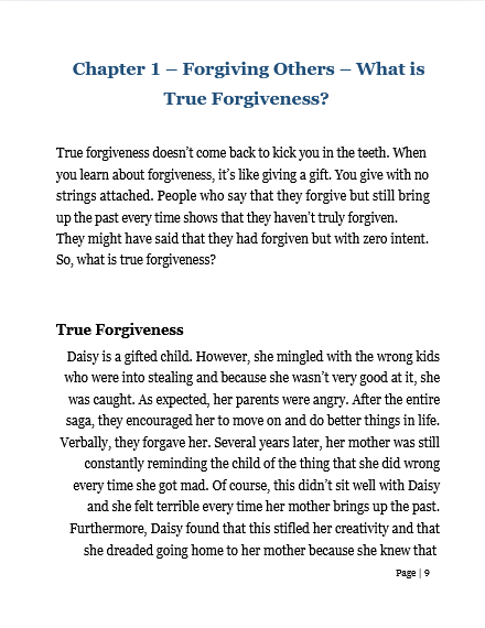 Freedom In Forgiveness